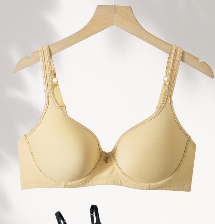 Nude T-Shirt Bra shown flat, front view