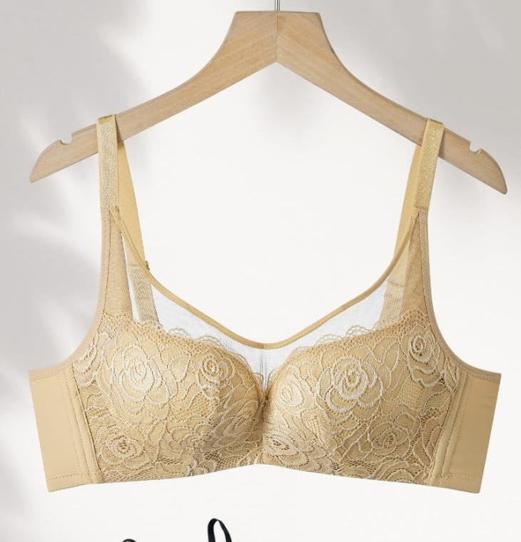 Antique Gold Push-Up Bra alternate modeled view