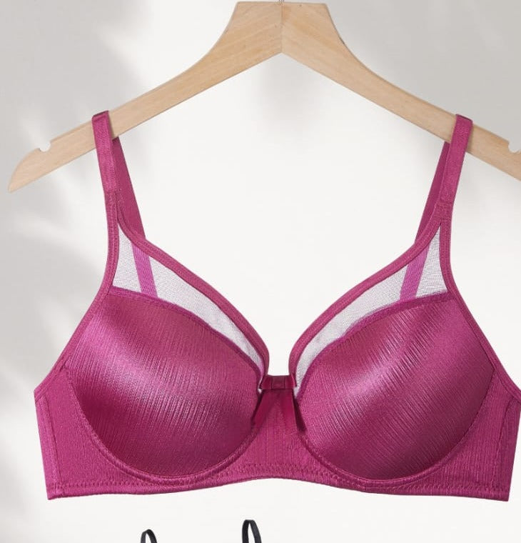 Wine Push-Up Bra alternate modeled view