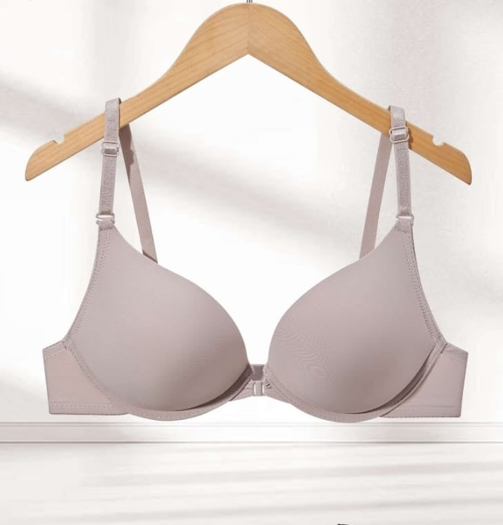 Grey Taupe Everyday Bra alternate modeled view